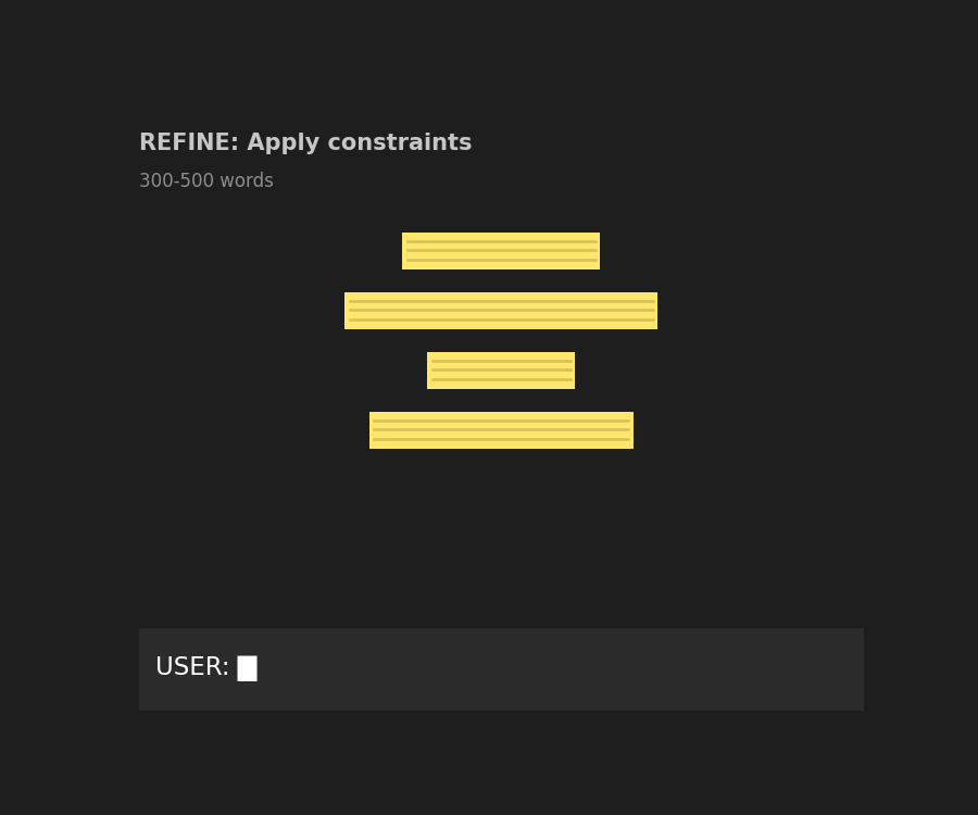 Refine step demonstration